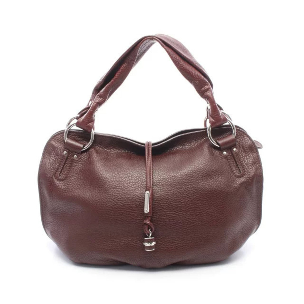 Celine Bittersweet Handbag Leather Bordeaux Purple